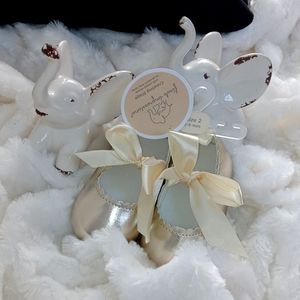 Precious Silk ribbon soft soled shoes